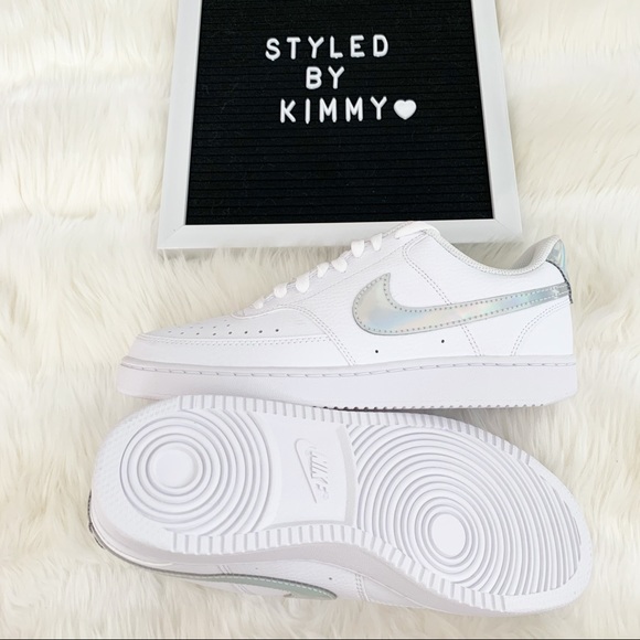 NIKE Court Sneakers White Shoes New Shoe - Picture 7 of 7